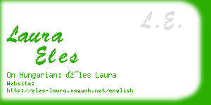 laura eles business card